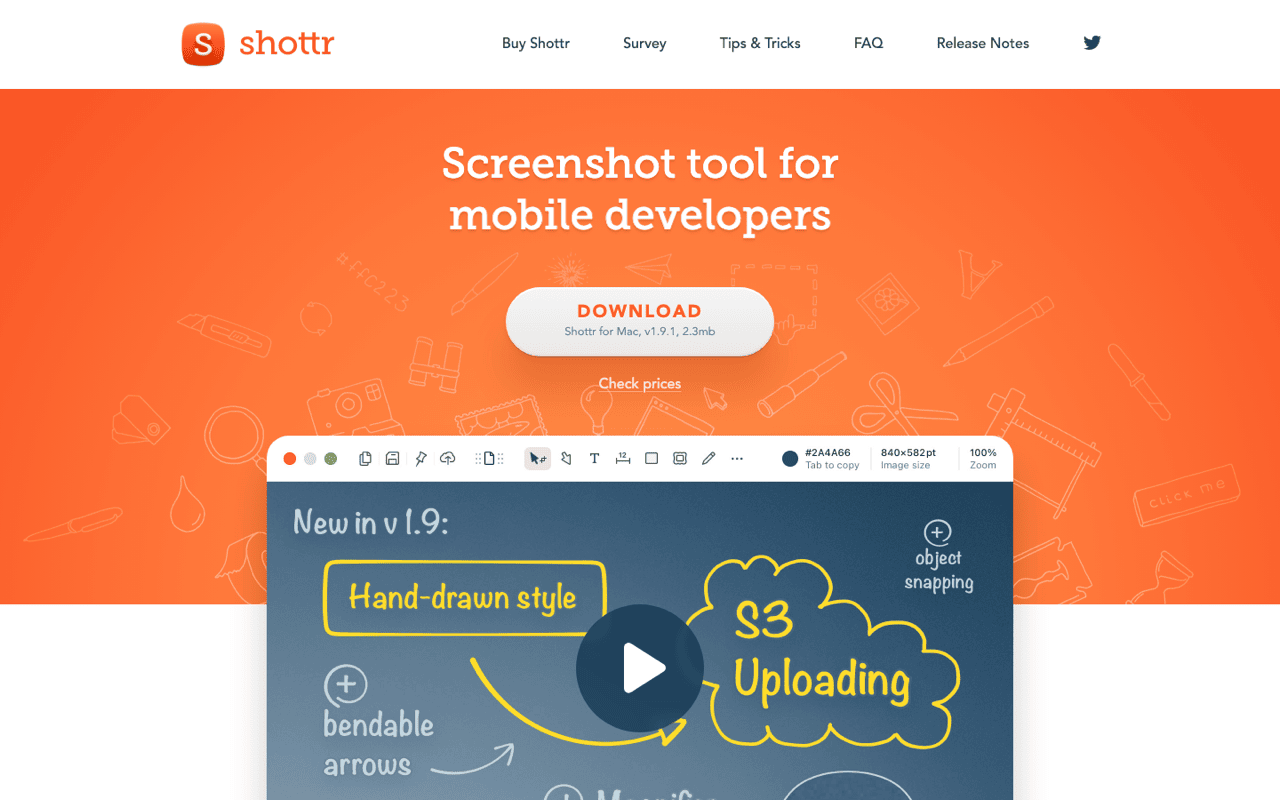 Shottr, a lightweight macOS screenshot tool